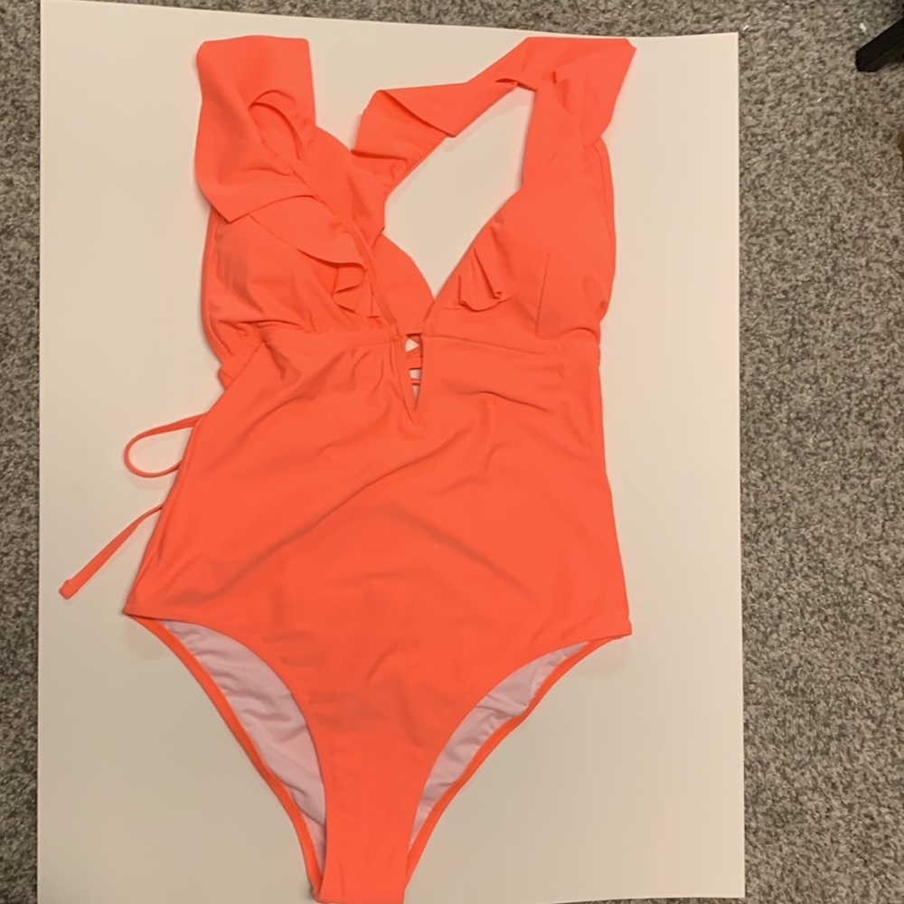 Cupshe Orange One Piece Swimsuit